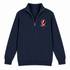 Georgia Stealie Premium Unisex Quarter-Zip — Design: University of Georgia — Navy