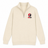 Georgia Stealie Premium Unisex Quarter-Zip — Design: University of Georgia — Sand