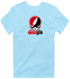Georgia Stealie Premium Unisex T-Shirt — Design: University of Georgia — Light Blue