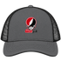 Georgia Stealie Premium Unisex Trucker Cap — Design: University of Georgia — Charcoal/Black