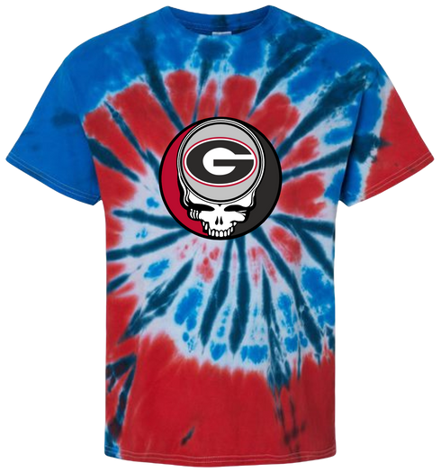 University of Georgia Stealie Tie-Dye T-Shirt