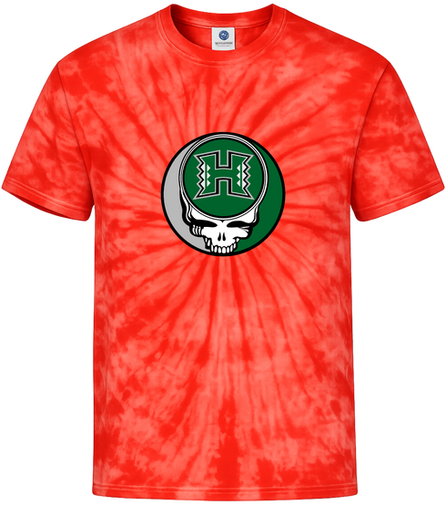 University of Hawaii Stealie Tie-Dye T-Shirt