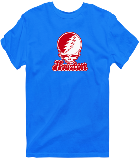 Houston Stealie Premium Unisex T-Shirt — Design: University of Houston — Royal