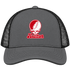 Houston Stealie Premium Unisex Trucker Cap — Design: University of Houston — Charcoal/Black