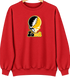 Iowa Stealie Premium Unisex Crewneck — Design: University of Iowa — Red