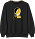 Iowa Stealie Premium Unisex Crewneck — Design: University of Iowa — Black