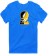 Iowa Stealie Premium Unisex T-Shirt — Design: University of Iowa — Royal