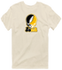 Iowa Stealie Premium Unisex T-Shirt — Design: University of Iowa — Sand