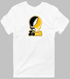 Iowa Stealie Premium Unisex T-Shirt — Design: University of Iowa — White