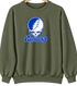 Kentucky Stealie Premium Unisex Crewneck — Design: University of Kentucky — Military Green