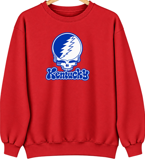 Kentucky Stealie Premium Unisex Crewneck — Design: University of Kentucky — Red