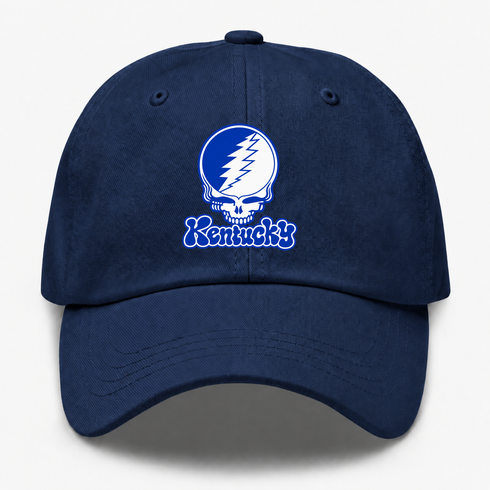 Kentucky Stealie Premium Unisex Dad Hat — Design: University of Kentucky — Navy