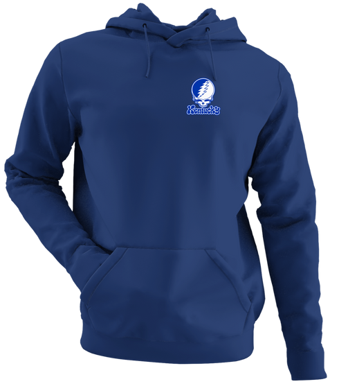 Kentucky Stealie Premium Unisex Hoodie — Design: University of Kentucky — Navy