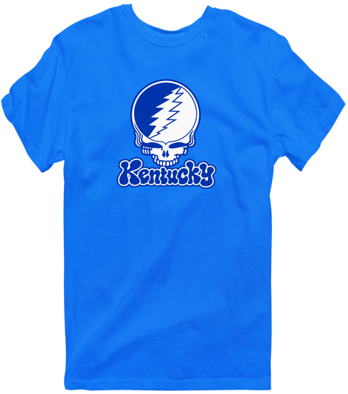 Kentucky Stealie Premium Unisex T-Shirt — Design: University of Kentucky — Royal