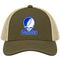 Kentucky Stealie Premium Unisex Trucker Cap — Design: University of Kentucky — Moss/Khaki