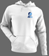 Maine Stealie Premium Unisex Hoodie — Design: University of Maine — White/Grey
