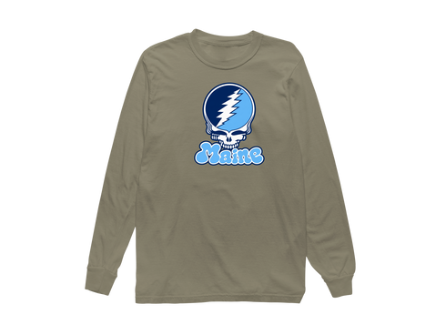 Maine Stealie Premium Unisex Long-Sleeve — Sandstone
