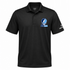 Maine Stealie Premium Unisex Polo — Design: University of Maine — Black