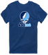 Maine Stealie Premium Unisex T-Shirt — Design: University of Maine — Navy