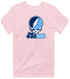 Maine Stealie Premium Unisex T-Shirt — Design: University of Maine — Light Pink