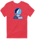 Maine Stealie Premium Unisex T-Shirt — Design: University of Maine — Heather Red