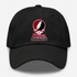 Amherst Stealie Premium Unisex Dad Hat — Design: University of Massachusetts Amherst — Black