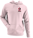 Amherst Stealie Premium Unisex Hoodie — Design: University of Massachusetts Amherst — Light Pink