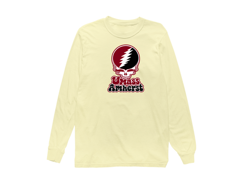 Amherst Stealie Premium Unisex Long-Sleeve — Design: University of Massachusetts Amherst — Butter