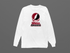 Amherst Stealie Premium Unisex Long-Sleeve — Design: University of Massachusetts Amherst — White