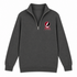 Amherst Stealie Premium Unisex Quarter-Zip — Design: University of Massachusetts Amherst — Charcoal