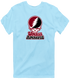 Amherst Stealie Premium Unisex T-Shirt — Design: University of Massachusetts Amherst — Light Blue