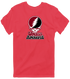 Amherst Stealie Premium Unisex T-Shirt — Design: University of Massachusetts Amherst — Heather Red