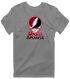 Amherst Stealie Premium Unisex T-Shirt — Design: University of Massachusetts Amherst — Dark Heather