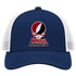 Amherst Stealie Premium Unisex Trucker Cap — Design: University of Massachusetts Amherst — Navy/White