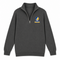 Dartmouth Stealie Premium Unisex Quarter-Zip — Design: University of Massachusetts Dartmouth — Charcoal