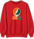Miami Stealie Premium Unisex Crewneck — Design: University of Miami (Florida) — Red