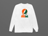 Miami Stealie Premium Unisex Long-Sleeve — Design: University of Miami (Florida) — White