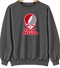 New Mexico Stealie Premium Unisex Crewneck — Design: University of New Mexico — Dark Heather