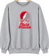 New Mexico Stealie Premium Unisex Crewneck — Design: University of New Mexico — Sport Grey