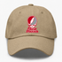 New Mexico Stealie Premium Unisex Dad Hat — Design: University of New Mexico — Khaki