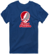 New Mexico Stealie Premium Unisex T-Shirt — Design: University of New Mexico — Navy