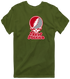 New Mexico Stealie Premium Unisex T-Shirt — Design: University of New Mexico — Military Green