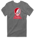 New Mexico Stealie Premium Unisex T-Shirt — Design: University of New Mexico — Charcoal