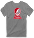 New Mexico Stealie Premium Unisex T-Shirt — Design: University of New Mexico — Dark Heather