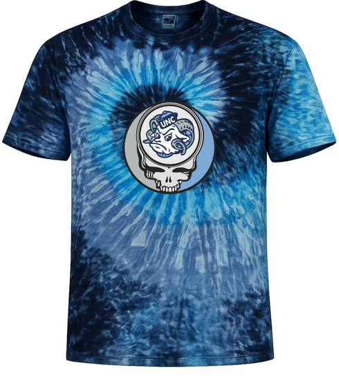 University of North Carolina (UNC) Stealie Tie-Dye T-Shirt