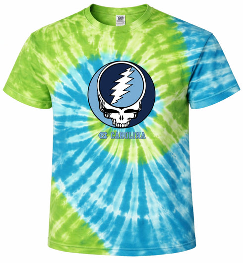 University of North Carolina (UNC) Stealie Tie-Dye T-Shirt
