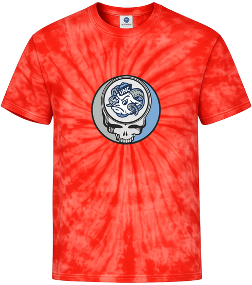 University of North Carolina (UNC) Stealie Tie-Dye T-Shirt