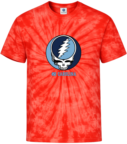 University of North Carolina (UNC) Stealie Tie-Dye T-Shirt