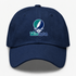 Wilmington Stealie Premium Unisex Dad Hat — Design: University of North Carolina Wilmington — Navy