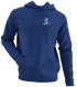 Wilmington Stealie Premium Unisex Hoodie — Design: University of North Carolina Wilmington — Navy